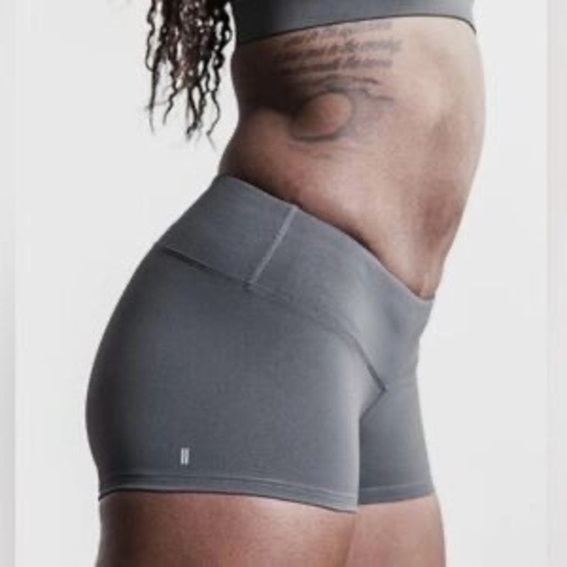 Nobull Women's Matte Short 2" Gray Size Small